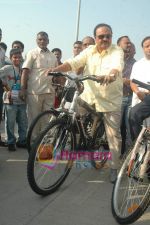 Chhagan Bhujbal at Mumbai Cyclothon in Bandra, Mumbai on 13th Feb 2011 (3).JPG
